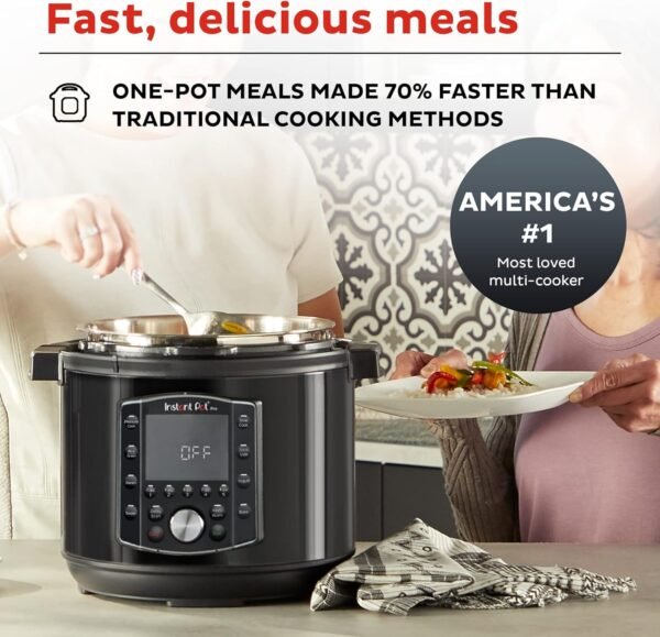 Instant Pot Pro 10-in-1 Pressure Cooker, Slow Cooker, Rice/Grain Cooker, Steamer, Sauté, Sous Vide, Yogurt Maker, Sterilizer, and Warmer, Includes App With Over 800 Recipes,...