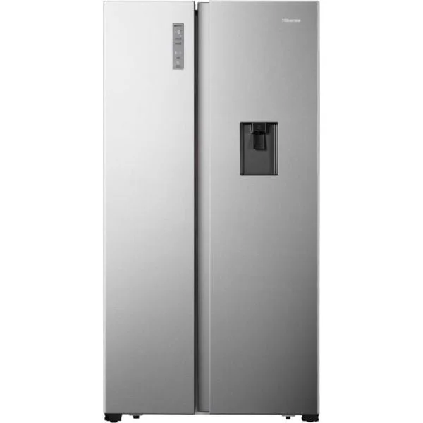 Hisense 558L Side by Side Refrigerator (Silver)