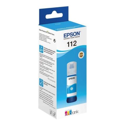 INK CART EPSON  112 Cyan for L6580, L6570, L6550, L6490, L15160, L15150, L11160 – 70ml - C13T06C24A