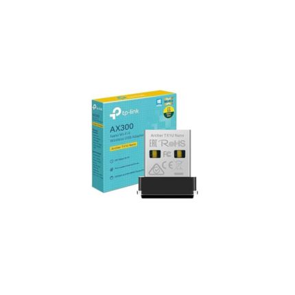 TP-Link AX300 Nano Wi-Fi 6 Wireless USB Adapter - TL-ARCHER TX1U NANO
