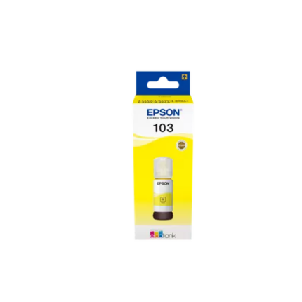INK CART EPSON  103 Yellow for L1110, L3110, L3111, L3116, L3150, L3151, L3156, L3160, L5190 – 65ml - C13T00S44A