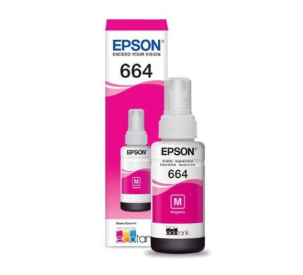 INK CART EPSON  T6643 Magenta for L100, L110, L120, L1300, L1455, L200, L210, L220, L300, L3050, L3060, L3070, L310, L355, L365, L382, L386, L455, L486, L550, L565, L605, L655 -70ml - C13T66434A