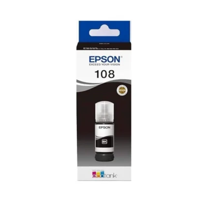 INK CART EPSON 108 Black for L18050, L8100 and L8050 - 70ml - C13T09C14A
