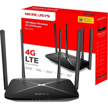 MERCUSYS 300 Mbps Wireless N 4G LTE Router - TL-MB115-4G