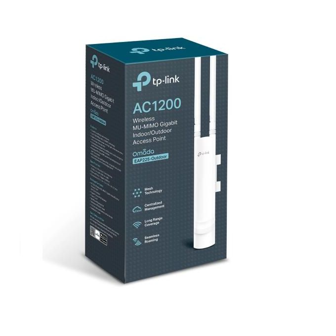 TP-Link AC1200 Wireless MU-MIMO Gigabit Indoor/Outdoor Access Point - TL-EAP225-OUTDOOR TP-Link AC1200 Wireless MU-MIMO Gigabit Indoor/Outdoor Access Point - TL-EAP225-OUTDOOR